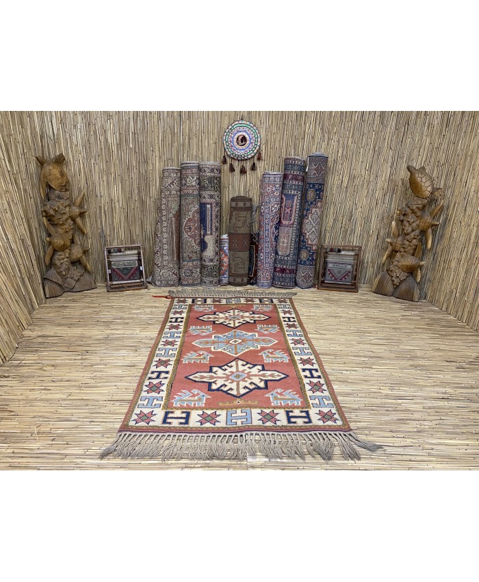 Turkish Nomadic Handmade Wool on Wool Carpet – FREE SHIPPING..!